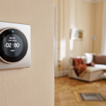 WiFi терморегулятор C938 в интерьере